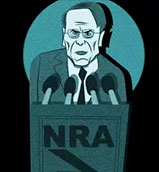 Wayne LaPierre cartoon